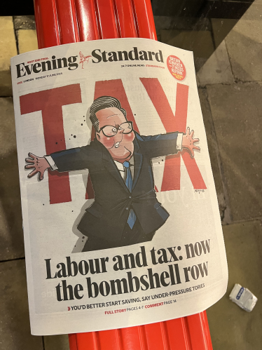 Evening Standard: Labour's Tax Plan